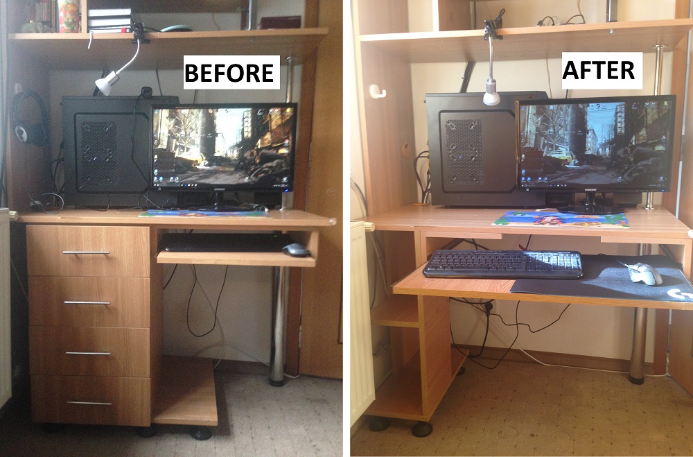 DIY - Upgrading PC Desk